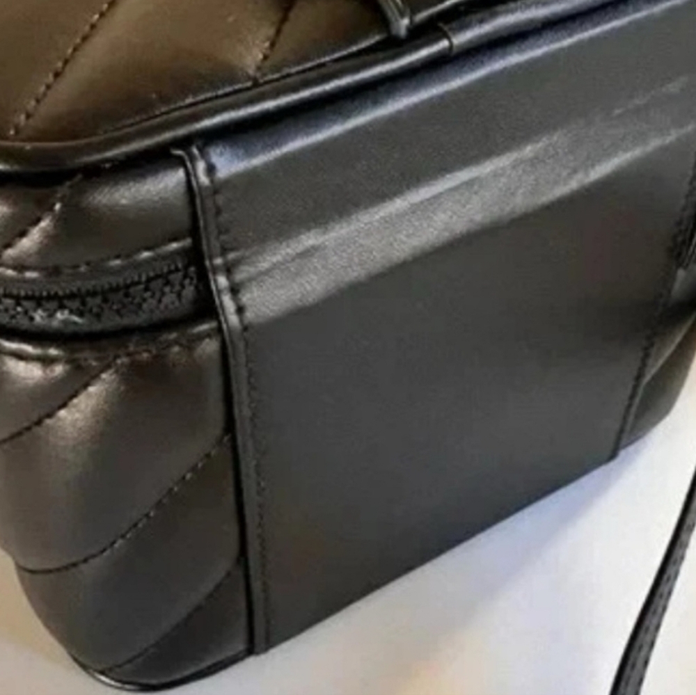 YSL Parfumes Collection Converted Black Quilted Vanity Crossbody/Handbag NIB - Picture 5 of 11